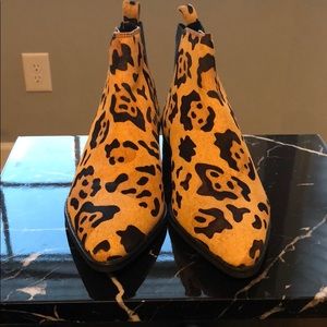 ASOS Leopard Chelsea Boots